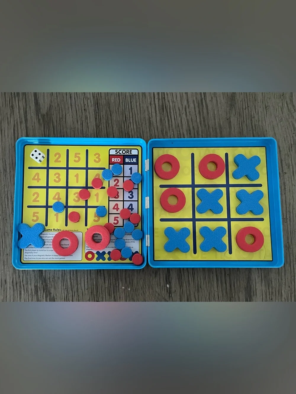 Magnetic Tic Tac Toe game.